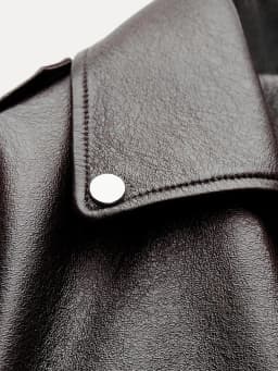 Ailegogo Spring Autumn Women Retro Short Pu Faux Soft Leather Jacket Vintage Female Belt Zipper Coat Moto Biker Outwear