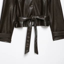 Leather Jackets Women's With Belt Coat 2026 zanban Coat Solid Streetwear Fashion Outwear With Button Woman Long Sleeve Coat Tops