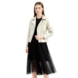 Thin PU Zipper Short Coat for Women, Motorcycle Jackets, Leather Clothes, Spring and Autumn Jackets, New Style, Purchase