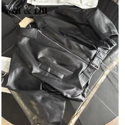 Fashion Women's Vintage Faux Leather Bomber Jacket Solid Zipper Long Sleeves Spring Autumn Retro High Street Coat Outerwear