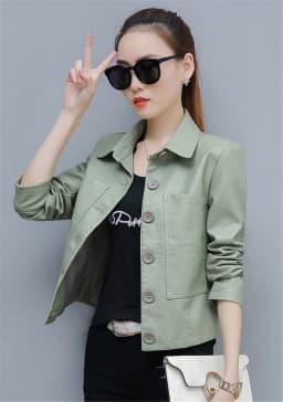 Pu Motorcycle Leather Coat Women's 2026 Spring Autumn New Hong Kong Style Chic Jacket Short Loose Fashion Wild Leather Jackets