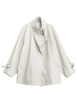 CHIC VEN Korean Women Faux Leather Coat Loose Casual D-button Female Overcoat Mid Length Windbreaker Jacket Spring Autumn 2026