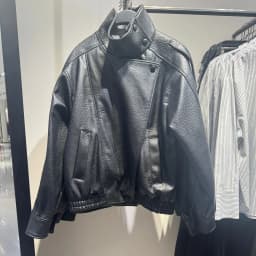 ZARluvip Long Sleeve Stand Collar Faux Leather Jacket Motorcycle Style Women's Outerwear Casual Straight Cut Winter New