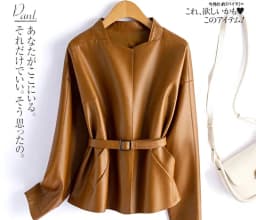 Real Sheepskin Coat For Women Spring Autumn 2026 New High Quality Black Genuine Leather Jacket With Sashes Кожанка Женская