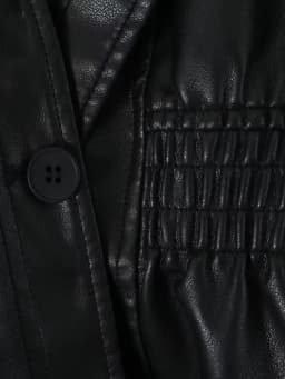 2026 New Women's Retro Vintage Coffee Faux Leather PU Jackets Female Motorcycle Biker BF Loose Oversized Streetwear Coats Tops