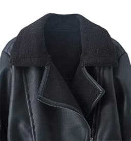 Suninheart Sheepskin Coat for Women Black New Outerwear Winter Warm Faux Leather Jacket Coat Insulated New in Jackets & Coats