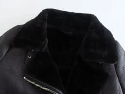 Suninheart Thicken Jackets for The Winter Black Women's Faux Fur Coat Warm Biker Ladies Outwear with Belt New in Coats & Jackets