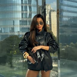Crossbody PU Leather Jacket Women Short Motorcycle Jackets Loose Casual Blazer Tops Spring Summer