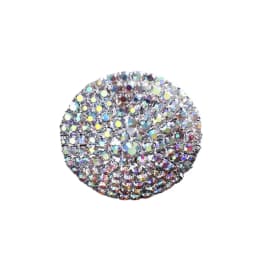 Luxury Crystal Colorful Round Finger Rings Wedding Jewelry for Women Rhinestone Bridal Adjustable Open Ring Finger Accessories