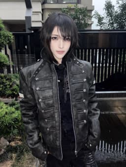 American Retro Black Short Jacket Women's Spring Autumn 2026 Slimming Casual Motorcycle Leather Clothes Punk Style Zipper