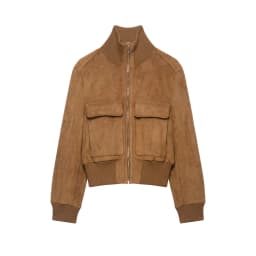 Elegant Stand Collar Long Sleeve Pockets Coats 2026 Spring Women Zipper Jacket Chic Lady Trending Pockets Outerwear High Street