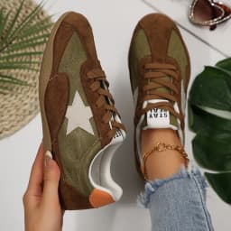 New Women Pattern Canvas Sneakers Women Casual Shoes Women Sneakers Shoes Flat Lace-Up Zapatillas Mujer Chaussure Femme