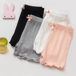 Hot Modal Girls Shorts Safety Pants Top Quality Kids Pants Underwear Children Summer Cute Bow Short Underpants for 1-12 Years