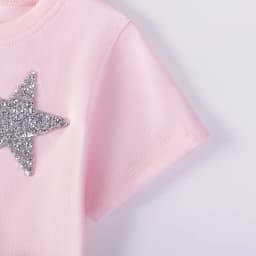 Little maven Baby Girls Clothes 2026 Summer Children's Clothing Cartoon Stars Birthday Gifts Mesh Dresses 2-7 Years Kids
