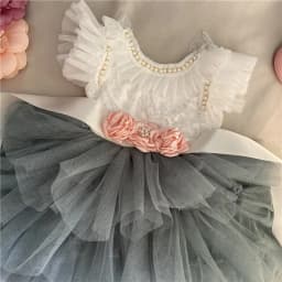 Elegant Little Girls Lolita Dress for Christmas Toddler Boho Chic Birthday Party Costume+ Blet 2pcs Outfit Set Wedding Clothing