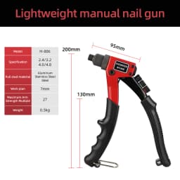 BT-958 Hand Rivet Nails Gun Manual Blind Rivets Riveter Gun Riveting Rivet Tool For 2.4mm 3.0mm 4.0mm 4.8mm