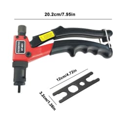 ALLSOME BT-603 Manual Riveter Gun Hand Rivet Tool Kit Rivet Nut Setting Tool Nut Setter M3/M4/M5/M6