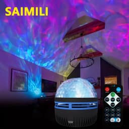 USB LED Aurora Projection Lamp Remote Control Electronic Luminescent Night Light LED Star Projector Wedding Party Decorations