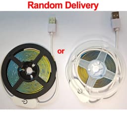 USB 5V LED Strip Light COB Touch Dimmer Control Lamp High Density RA90 Flexible Tape Lights 320Leds/m For Home Cabinet Decor