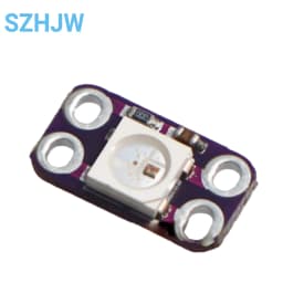 1-50PCS WS2812B 5V RGB LED Module with Integrated IC 256 Colors 400Hz Scan Rate Smart Pixel Light