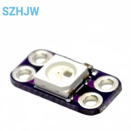 1-50PCS WS2812B 5V RGB LED Module with Integrated IC 256 Colors 400Hz Scan Rate Smart Pixel Light