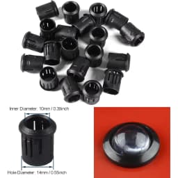 10Pack 10MM 12V LED Light Emitting Diodes LED Pre Wired Prewired Lamp with Plastic Clip HolderLight Bulb Prewired Emitting Diode