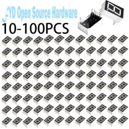 10-100PCS 0.56inches 7 Segment 1 Digital LED Display Super Red Common Cathode ANODE DIP10