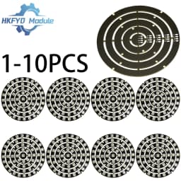 1-10PCS WS2812 61-Bit RGB LED Ring, 5050 Full-Color Programmable Light Circle Module for Arduino DIY Lighting Project