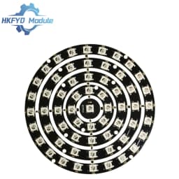 1-10PCS WS2812 61-Bit RGB LED Ring, 5050 Full-Color Programmable Light Circle Module for Arduino DIY Lighting Project