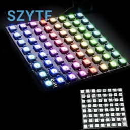 8x8 64 LED Matrix WS2812 LED 5050 RGB FZ1104