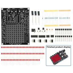 DC4.5-9V 81 LED Follow up Light Kit Game X/Y-axis Mobile Adjustable Flow Light DIY Welding Electronic Kit