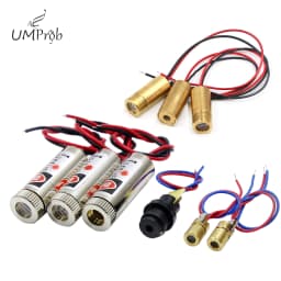 650nm 5mW Red Point / Line / Cross Laser Module Head Glass Lens Focusable Focus Adjustable Laser Diode Head Industrial Class