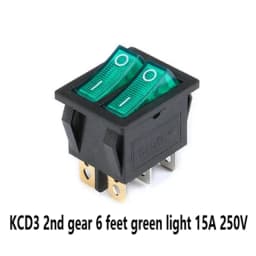 5pcs KCD3 Rocker Switch ON-OFF-ON 2 Position 3 Pin 3 Position 6 Pin Electrical Equipment With Light Power Switch Home / Industry