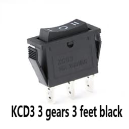 5pcs KCD3 Rocker Switch ON-OFF-ON 2 Position 3 Pin 3 Position 6 Pin Electrical Equipment With Light Power Switch Home / Industry