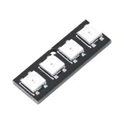1PCS 4 bit WS2812 light bead module strip light bar full-color driving slide lamp development board module SCM