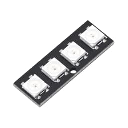 1PCS 4 bit WS2812 light bead module strip light bar full-color driving slide lamp development board module SCM