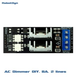 AC Light Dimmer Module, 2 Channel, 3.3V/5V logic, AC 50/60hz, 220V/110V