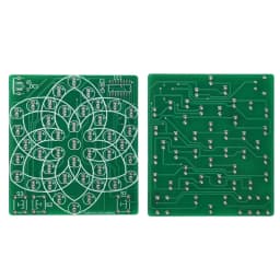 DIY Electronic Kit Multi Style Pattern Electronic Windmill Flowing Water Light 43 LED 5V Fun Soldering Component Training Suite