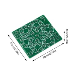 DIY Electronic Kit Multi Style Pattern Electronic Windmill Flowing Water Light 43 LED 5V Fun Soldering Component Training Suite