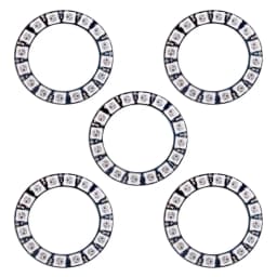 WS2812B 5050 RGB LED Ring 7 / 8 / 12 / 16 / 24 / 60 Bits Lamp Light with Integrated Drivers WS2812 for Arduino Raspberry Pi