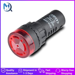 Intermittent Sound and Flash Sound and Light Buzzer ED16-22SM Alarm Device 22MM 12V 24V 220V