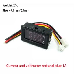 Mini Digital Voltmeter Ammeter DC 0-100V1A 10A 50A 100A LED DC dual display digital current and voltmeter Digital meter