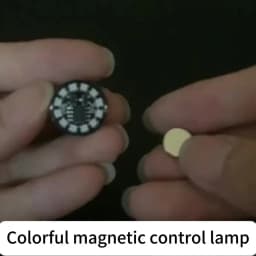 Mini Super Brightness Magnetic Control Lamp Led Single Lights Diy Toys Wireless Illumination Materials Diorama Accessory 1Pcs