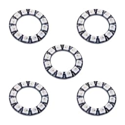 WS2812B 5050 RGB LED Ring 7 / 8 / 12 / 16 / 24 / 60 Bits Lamp Light with Integrated Drivers WS2812 for Arduino Raspberry Pi