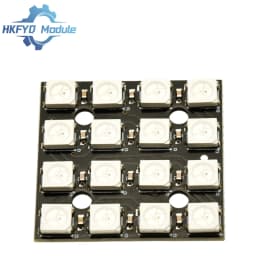 1-20PCS WS2812B 4x4 RGB LED Matrix Module, 16-Bit Full-Color Programmable Light Panel for Arduino DIY Lighting Project