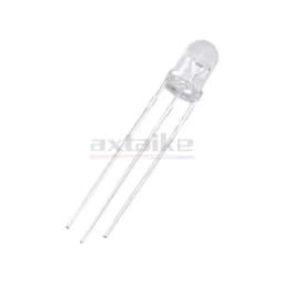 50PCS 3mm 5mm Bicolor Lamp Red Green Blue Common Anode / Cathode 3Pin Transparent Colloid Highlight LED Emitting Diode DIY KIT