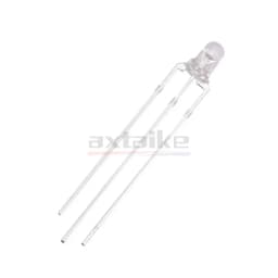 50PCS 3mm 5mm Bicolor Lamp Red Green Blue Common Anode / Cathode 3Pin Transparent Colloid Highlight LED Emitting Diode DIY KIT