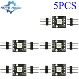 1-10pcs Electronic building block one RBG 1Bit low power long life WS2812B serial 5050 full color LED module