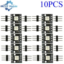 1-10pcs Electronic building block one RBG 1Bit low power long life WS2812B serial 5050 full color LED module