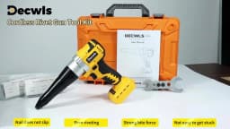 3.2/4.0/4.8MM Cordless Electric Rivet Gun Brushless Household Riveting Tool Insert Automatic Rivet Nut Tool for 20V Battery